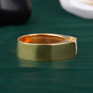 Anillo de compromiso de rubí cultivado en laboratorio de 2.05 CT con corte princesa, oro de 14K, solitario VVS-VS DEF, engaste de púas nupcial, buen corte, claridad VS1 - Product Image 3