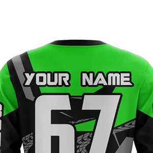 Maillot de motocross personnalisé OEM ODM, vêtements de performance respirants et à séchage rapide de qualité supérieure, fabricant - Product Image 4