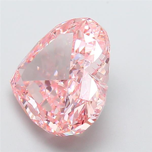Magnifique diamant rose de 5 carats, taille cœur, rare, de couleur fantaisie, brillant, diamant non monté pour un chef-d'œuvre de joaillerie de luxe sur mesure - Product Image 2