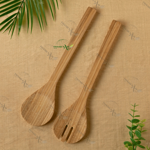 Deje que las cucharas de bambú vietnamitas agreguen un toque de artesanía atemporal y elegancia terrenal a sus comidas diarias - Product Image 2