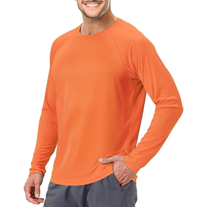 T-shirt à manches longues pour hommes, en coton confortable, décontracté, à porter au quotidien - Product Image 5