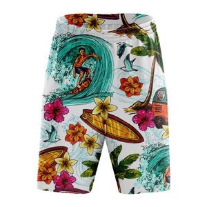 Shorts de bain pour hommes à séchage rapide en gros, 100 % polyester, avec logo personnalisé, coupe-vent et écologiques - Product Image 1