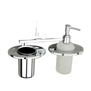 Durable Wall Mounted Toothbrush Holder Toothbrush Stand Organizer White <b>Brush</b> Holder Mug Soft Touch Coating in Iron Metal - Product Image 3