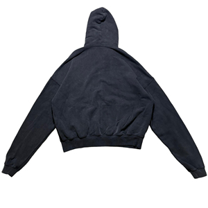 Glory High Quality Custom Graphic Zip Up Hoodie Heavyweight Cotton Fleece <b>Rhinestone</b> Hood Streetwear Oversized Winter <b>Jacket</b> - Product Image 2