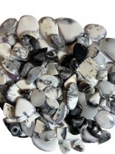 Cabujón de ópalo semendrítico Natural de grado AAA, joyería suelta de tamaño personalizado, piedras preciosas certificadas por terceros para venta al por mayor - Product Image 3