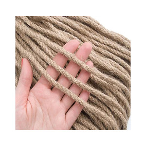 Corde en jute torsadée 100 % écologique, 1/4 pouce, résistance exceptionnelle, durabilité, aspect naturel et performances polyvalentes - Product Image 4