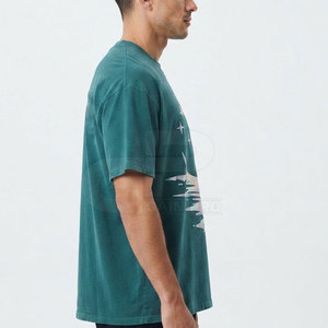 เสื้อยืดพิมพ์ลายกราฟิกสะท้อนแสงสำหรับผู้ชาย เสื้อยืดคอกลมผ้าฝ้ายนุ่ม น้ำหนักเบา สตรีทแวร์ลำลอง แฟชั่น สวมใส่สบายทุกวัน - Product Image 6