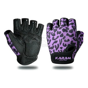 Guantes Deportivos de Medio Dedo en Cuero Sublimado, Transpirables, Duraderos y Cómodos para Gimnasio, Entrenamiento y Ejercicio - Product Image 6