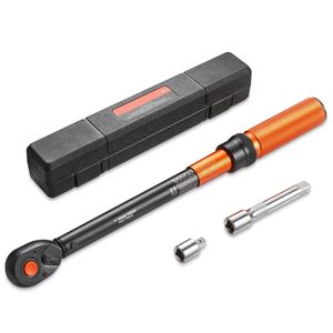 Llave Dinamométrica de Clic de 1/2 Pulgada, 14.8-162.4 Lbf Ft / 20-220 N.m, Escala Doble, Alta Precisión, Herramienta de Reparación Automotriz - Product Image 1