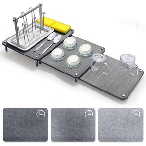 Set di 3 Tappetini Assorbenti per Asciugatura Rapida, Antiscivolo, Super Assorbenti, per Cucina e Drenaggio del Calore - Product Image 1