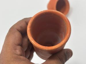 Bols jetables en céramique traditionnels pour servir des desserts et des collations au chai, à la crème glacée, avec un attrait rustique authentique - Product Image 4