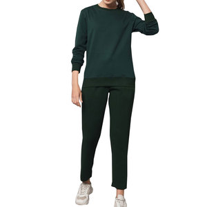 Trajes Deportivos Lisos de Color Sólido para Mujer, Servicio OEM, Diseño para Adultos, Trajes Deportivos para Mujer - Product Image 1