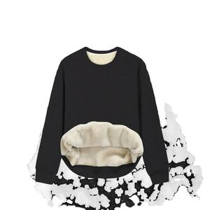 เสื้อฮู้ดดี้ JIMI รุ่น Unisex ทรงลำลอง แฟชั่นทันสมัย สีพื้น คอกลม แขนยาว ใส่สบายสำหรับฤดูหนาว ทรงหลวม ผลิตจากผ้าโพลีเอสเตอร์/คอตตอน - Product Image 3