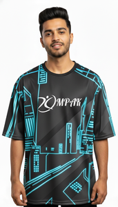 T-shirt de sublimation surdimensionné premium pour hommes, coupe ample urbaine, streetwear, tee-shirt tendance populaire - Product Image 3