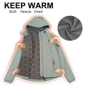 Chaqueta Softshell para Mujer 2026 con Puños Elásticos Ajustables, Ajuste Cómodo, Material de Poliéster - Product Image 3