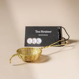 Infuseur à thé en laiton personnalisé OEM avec bol, prix de gros abordable, accessoires de cuisine faits à la main pour la préparation de tisanes - Product Image 5
