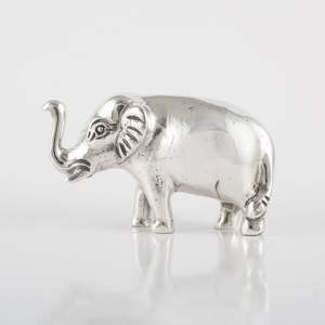 Estatua de Elefante de Aluminio Hecha a Mano, Útil para Decoración del Hogar, Sala de Estar, Vitrina y Regalo para Festivales y Eventos - Product Image 2
