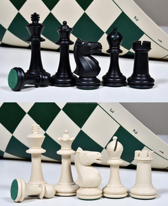 Elégant jeu d'échecs en corne fait main Superbe artisanat et planche de précision - Product Image 2