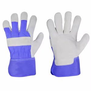 High Quality Heavy-Duty Cowhide Split Leather Work Gloves Soft Comfortable Heat Resistant Reflective <b>Safety</b> CE Certified - Product Image 5
