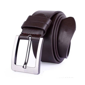 Cinturón Casual de Cuero Genuino para Hombre, con Hebilla de Acero, Ligero y Transpirable, Venta al Por Mayor OEM - Product Image 2