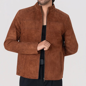 Freddie <b>Men</b>’s Brown Vinatge <b>Leather</b> <b>Jacket</b> - <b>Jacket</b> Brown - Product Image 2
