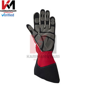 Guantes de Karting Duraderos de Cuero Amara, Resistentes a la Abrasión, con Acolchado Antichoque, Guantes Profesionales para Carreras de Go-Kart - Product Image 6
