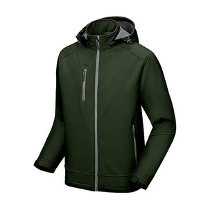 Custom Men's Softshell <b>Jacket</b> Windproof <b>Waterproof</b> Polar Fleece Windbreaker Workwear Safety <b>Jacket</b> Outdoor Thermal Breathable - Product Image 4