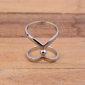 SHYAM JEWELRS Luxury Unisex 925 Sterling Silver Splint <b>Ring</b> <b>Adjustable</b> Arthritis Joint Support - Product Image 1