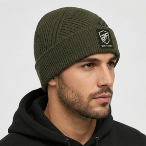 Custom Logo Men Women <b>Cap</b> Autumn Beanie Hat Warm Bonnet Men's <b>Winter</b> <b>Cap</b> Solid Knitted Hat <b>Winter</b> Hats for Men Skullies Beanies - Product Image 3