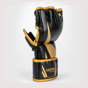 Gants de MMA en cuir véritable avec logo personnalisé pour la compétition, rembourrage en mousse souple, artisanat supérieur, gants de combat UFC, gants de grappling MMA - Product Image 2