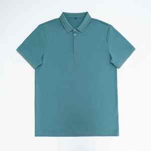 Chemise d'été sportive pour homme, à manches courtes, de haute qualité, en toile gothique, avec logo personnalisé sur le devant, respirante et infroissable, idéale pour le golf - Product Image 3