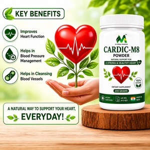 MY HERBAL CARDIC-M8 Poudre Formule d'extraits végétaux premium pour la santé cardiaque et cardiovasculaire Soutien et vitalité cardio dienemental quotidienne - Product Image 5