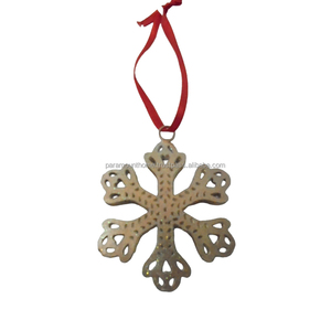 Adornos de Estrella Colgantes Decorativos de Pared con Diseño de Lujo y Chapado en Oro, Adornos de Estrella Hexagonales Personalizados para Decoración Navideña, Adorno de Estrella Hecho a Mano - Product Image 4