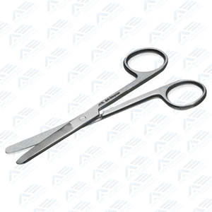 Ciseaux chirurgicaux en acier inoxydable à pointe arrondie, en plastique, best-seller, pour stomie - Product Image 2