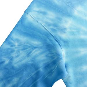 Custom Logo <b>Acid</b> Wash T-Shirt for Men 100% Cotton <b>Drop</b> Shoulder Oversize Graphic Printing Tie Dye Effect Knitted Men's Tee - Product Image 6