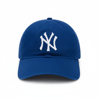 Gorra de Béisbol Bordada en 3D en Azul Rey, de Algodón Suave, Ajustable, Unisex, Esencial para Actividades al Aire Libre y Ropa Urbana