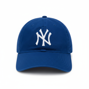 Casquette de baseball avec logo brodé 3D personnalisé |   Casquette de papa unisexe en coton bleu royal |   Casquettes de sport ajustables pour hommes et femmes - Product Image 1