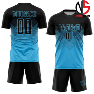 Tenues de football personnalisées de haute qualité pour adultes, séchage rapide, respirantes, imprimées par sublimation, ensembles de football couleur unie, service OEM 2026 - Product Image 1
