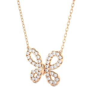 Pendentif papillon jaune or poli bijoux en pierres précieuses personnalisé diamant Unique Designer pendentif fait à la main produits chauds - Product Image 2