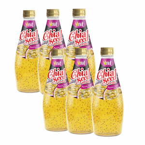 Bebida de frutas mixtas de semillas de chía OEM ODM Etiqueta Privada bebida Mfr FÁBRICA DE Vietnam fórmula personalizada 290ml botella de PET 24 botellas de cartón - Product Image 5