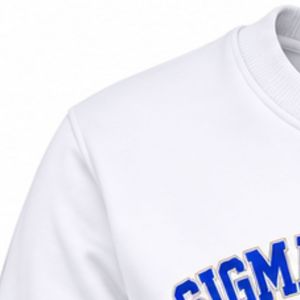 Sweat-shirt à col rond blanc pour femme Sigma Gamma Rho, avec motif graphique de lettres grecques personnalisées, pull décontracté, mode universitaire, streetwear - Product Image 4