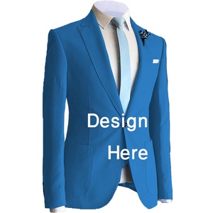 Automne Hiver Hommes Blazer Top Exportateur Direct Fabricant Bas Pas Cher Prix Bangladesh Deux Boutons Poches Plus La Taille 100% Coton - Product Image 4