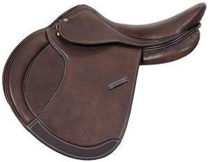 Selle d'équitation anglaise en cuir véritable, équipement de compétition professionnel, fabricant et fournisseur en gros - Product Image 1