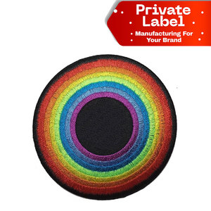 Écussons brodés vierges en gros prêts pour l'impression de logo personnalisé, écussons de sécurité personnalisés pour uniformes, badges d'épaule brodés - Product Image 1