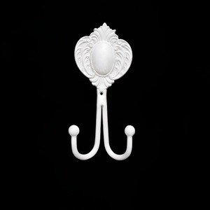 Perchero Victoriano Vintage con Ganchos para Abrigos y Sombreros, Decorativo para el Hogar, Ganchos Metálicos con Recubrimiento de Polvo Blanco para la Organización de la Entrada y el Dormitorio - Product Image 2