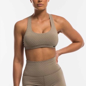 Women's High Support Anti-Bacterial <b>Strapless</b> Sports Bra for Yoga Running with Custom Logo Front Design Simple Style - Product Image 5