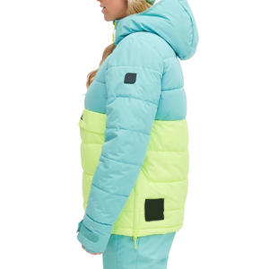 Women Hooded Waterproof <b>Puffer</b> <b>Jackets</b> Breathable Double Breasted Solid Colors Winter Clothes Girls' <b>Crop</b> Plus Size - Product Image 3