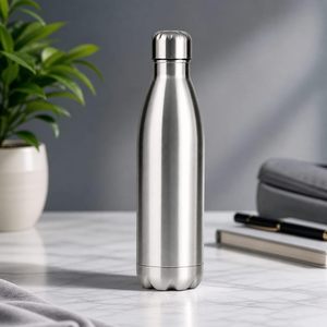 Luxury Premium Stainless Steel <b>Insulated</b> Water Bottle 500 Ml Cola Shape Vacuum <b>Flask</b> High Quality Durable Leak Proof Modern - Product Image 2