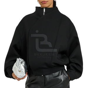 Chaqueta Acolchada Casual de Invierno para Mujer, 100% Algodón, Color Sólido, Alta Calidad, Cierre con Botones y Cremallera, Resistente al Viento y de Secado Rápido, OEM - Product Image 4