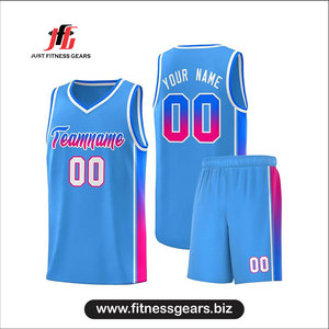 Conjunto de uniforme de baloncesto personalizado, dorado y morado, con cuello en V, malla transpirable para adultos, solo para fitness y baloncesto. - Product Image 2